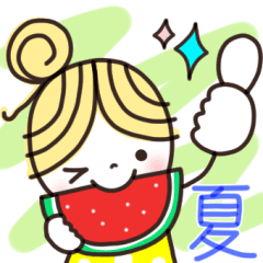 [LINEスタンプ] 楽に使える日常スタンプ【夏ver/2】✿