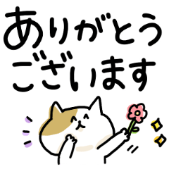 [LINEスタンプ] ゆるゆるニャンコの日常スタンプ♪でか文字