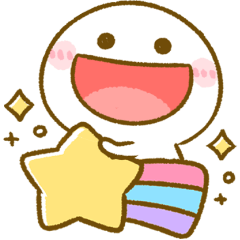 [LINEスタンプ] ちびマロ♡カラフル