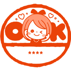 [LINEスタンプ] カスタム♡大人可愛い♡はんこ