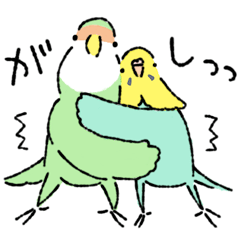 コザクラインコのとりもも おともだち Lineスタンプ なみへい