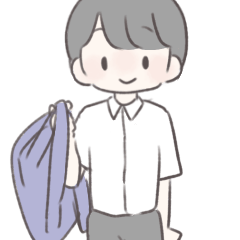 [LINEスタンプ] 【男の子】中学生・高校生カップルの会話