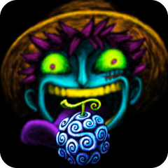 [LINEスタンプ] 【ONE PIECE】ブラックライトで光る麦わら