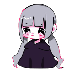 可愛いおさげの女の子スタンプ 1 Lineスタンプ ゐず