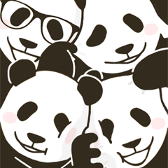[LINEスタンプ] やる気のないパンダ Big 2
