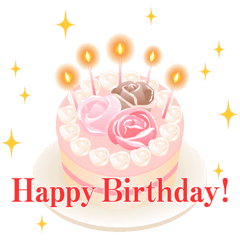 [LINEスタンプ] 動く！おめでとう・ありがとう