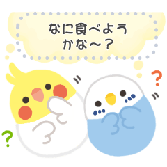 [LINEスタンプ] ことりづくし【メッセージスタンプ】