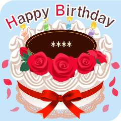 Bigスタンプ 誕生日メッセージカード Lineスタンプ マリコ