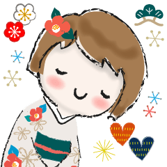 [LINEスタンプ] 普通に大人女子『年末年始編』