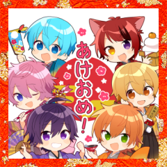 [LINEスタンプ] しゃべるすとぷりあけおめスタンプ